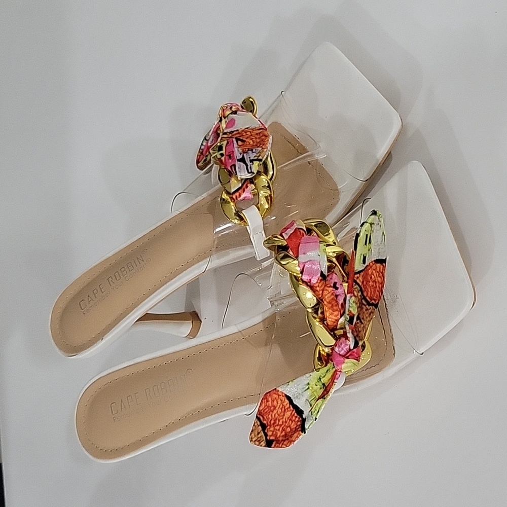 Open Square Toe Heels by Cape Robbin, Size 9